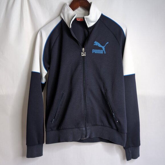 Puma Men's Full Zip Collared w/ Zip Pockets Sports Jacket, Small - Picture 1 of 7